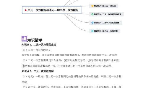 第06讲二元一次方程组与消元&mdash;解二元一次方程组（6个知识点+6种题型+强化训练）（教师版）_初中数学_七年级数学下册（人教版）_常见题型通关讲解练-V3