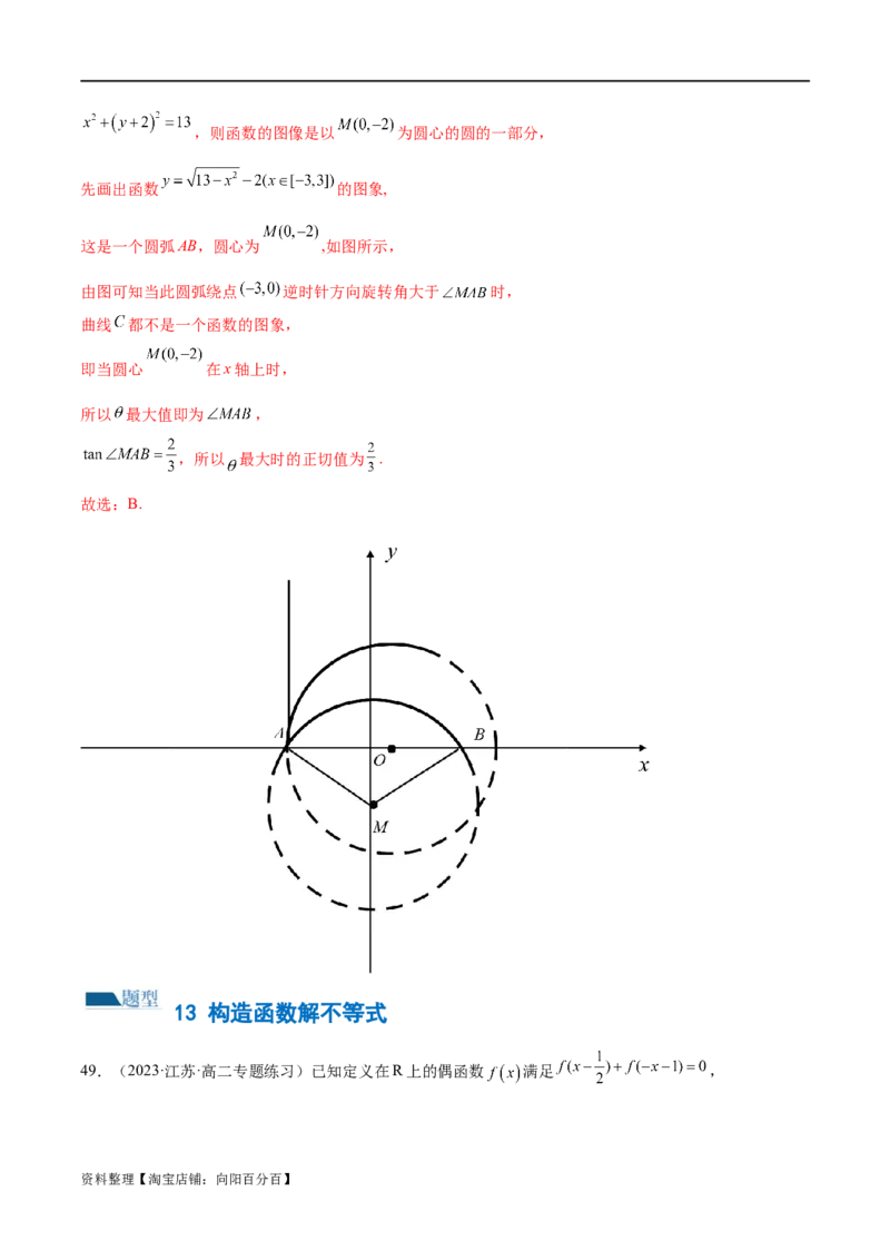 专题06函数与导数常见经典压轴小题归类（练习）（解析版）_02高考数学_新高考复习资料_2024年新高考资料_二轮复习资料_2024年高考数学二轮复习讲练测（新教材新高考）