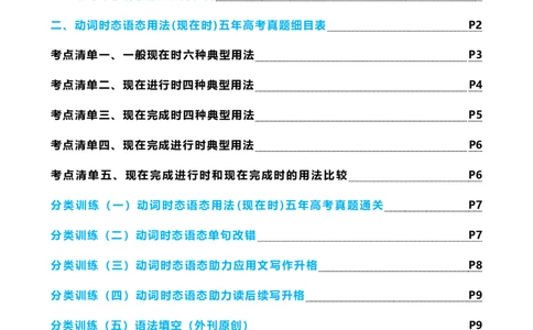 专题05动词时态语态（现在时）（讲案）原卷版_03高考英语_新高考复习资料_2025年新高考复习_2025年高考英语一轮复习知识清单