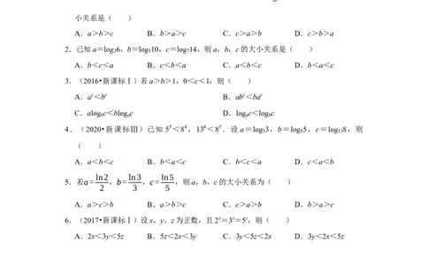专题05函数5.4对数函数题型归纳讲义-2022届高三数学一轮复习（原卷版）_02高考数学_新高考复习资料_2022年新高考资料_2022届高三数学一轮复习：题型归纳讲义（原卷版+解析版）8.1更新