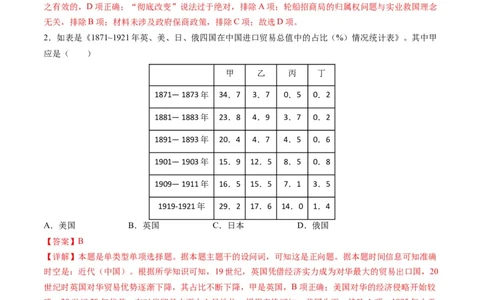 专题05近现代中国的经济变迁（解析版）_07高考历史_新高考复习资料_2024年新高考复习资料_二轮复习资料_2024年高考历史二轮复习讲练测（新教材新高考）_配套练习_教师版（含答案解析）