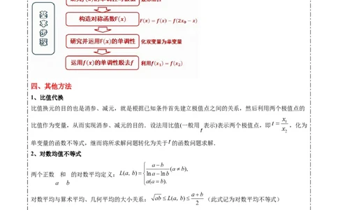 专题06导数中的极值点偏移问题（4大题型）-2025年高考数学二轮热点题型归纳与变式演练（新高考通用）（解析版）_02高考数学_2025年新高考资料_二轮复习_一、题型突破