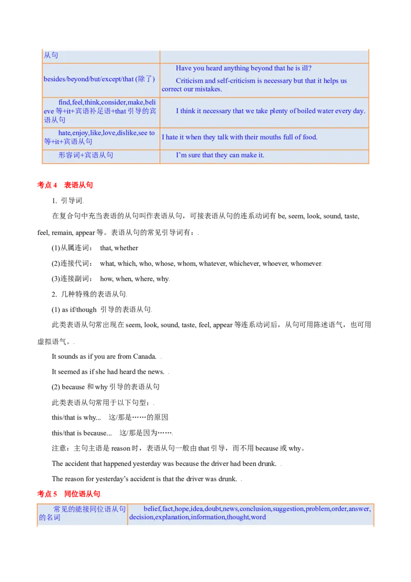 专题06并列句、三大从句及特殊句式的探究（讲义）（原卷版）_03高考英语_2024年新高考资料_2.2024二轮复习_高频考点解密2024年高考英语二轮复习高频考点追踪与预测（新高考专用）