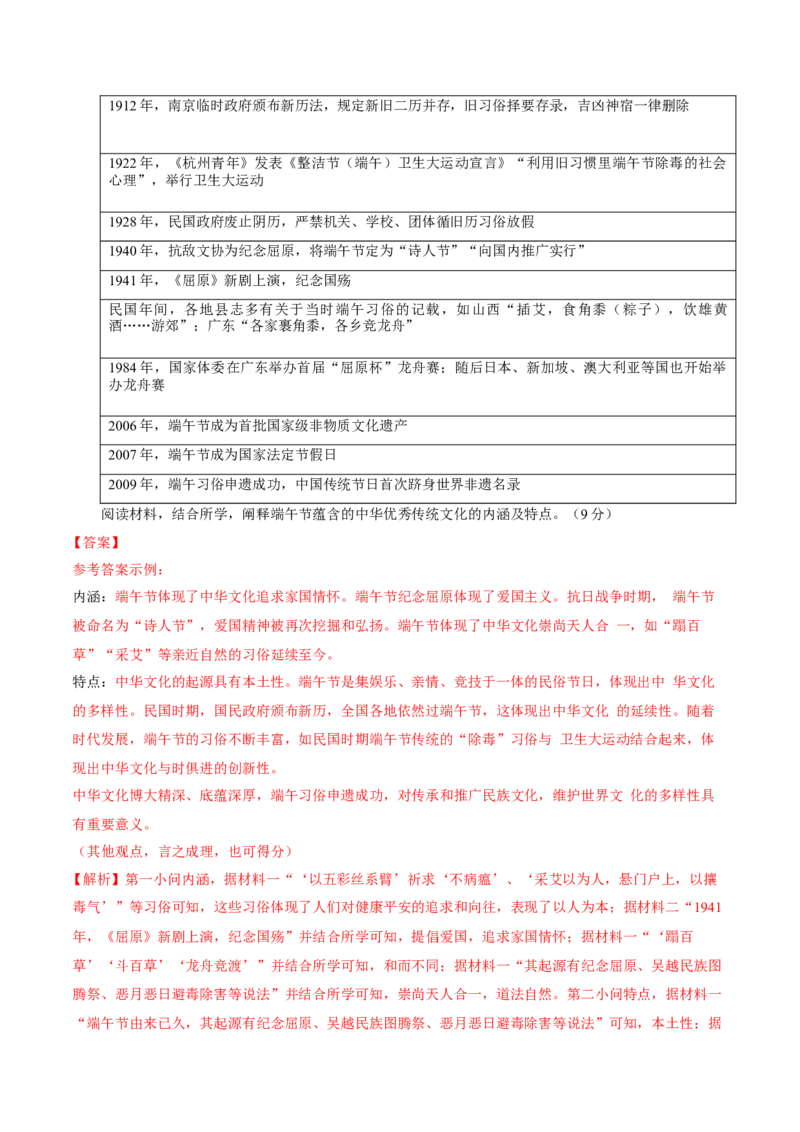 专题04文化自信&mdash;中国古代的传统文化及文化交流（讲义）（解析版）_07高考历史_2025年新高考资料_二轮复习_上好课2025年高考历史二轮复习讲练测（新高考通用）3379861