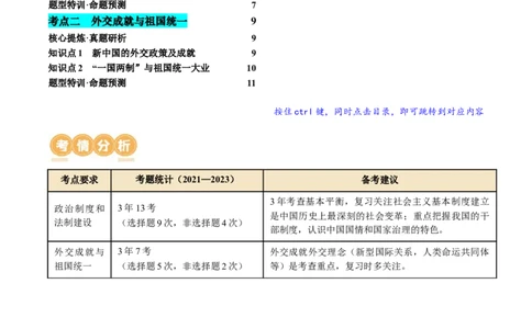 专题06现代中国的国家发展（讲义）（原卷版）_07高考历史_新高考复习资料_2024年新高考复习资料_二轮复习资料_2024年高考历史二轮复习讲练测（新教材新高考）_配套讲义