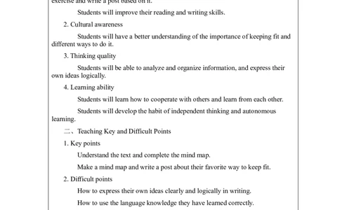 Unit3KeepfitSectionB2a-2c教案2024-2025学年人教版英语七年级下册_新人教版7下英语学习资料包_3.教学教案_01-人教版七年级英语下册电子教案_3单元