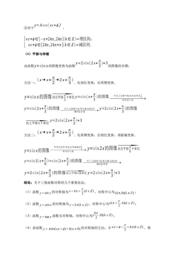 专题05三角函数（5大易错点分析+解题模板+举一反三+易错题通关）-备战2024年高考数学考试易错题（新高考专用）（原卷版）_02高考数学_新高考复习资料_2024年新高考资料_专项复习资料