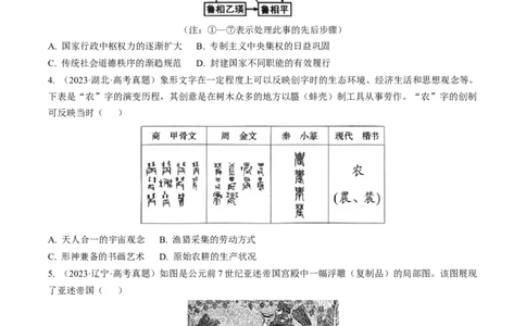 专题06图画史料类选择题（原卷版）_07高考历史_2024年新高考资料_2.2024二轮复习_2024年高考历史二轮热点题型归纳与变式演练（新高考通用）_选择题部分