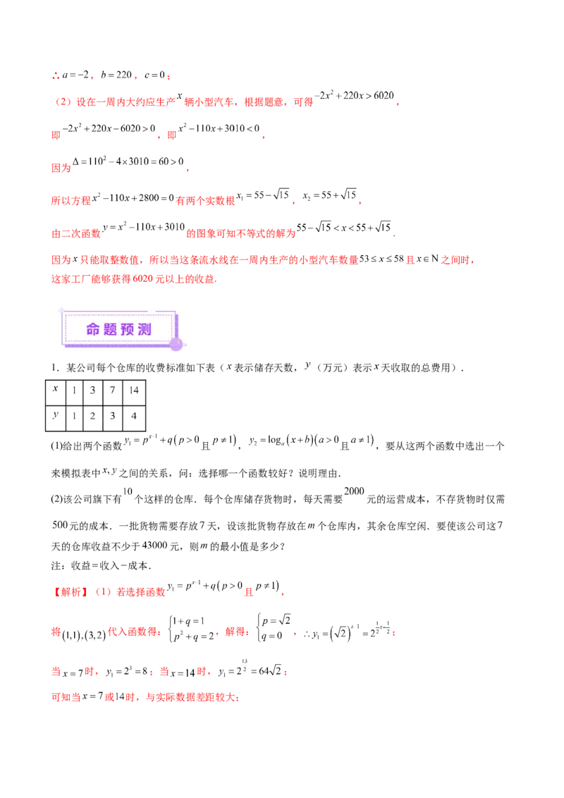 专题05函数类型的识别与应用模型构建（讲义）（解析版）_02高考数学_2025年新高考资料_二轮复习_上好课2025年高考数学二轮复习讲练测（新高考通用）3379306