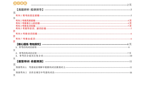 专题05构词法（讲义）（原卷版）_03高考英语_新高考复习资料_2024年新高考资料_二轮复习资料_2024年高考英语二轮复习讲练测（新教材新高考）_第一部分语法知识