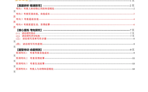 专题05读后续写综述（讲义）（解析版）_03高考英语_2024年新高考资料_2.2024二轮复习_2024年高考英语二轮复习讲练测（新教材新高考）_第五部分写作
