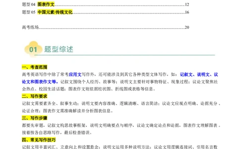 专题05其它文体类型写作（解析版）_02高考数学_2025年新高考资料_二轮复习_01高考语文等多个文件_2025年高考英语二轮热点题型归纳与变式演练（新高考通用）_第三部分写作