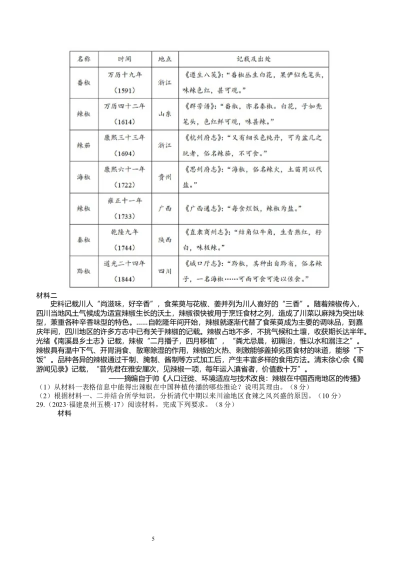 专题05明清中国版图的奠定与面临的挑战（好题过关）（原卷版）_07高考历史_通用版（老高考）复习资料_2024年复习资料_完备战2024年高考历史一轮复习考点帮（全国通用）