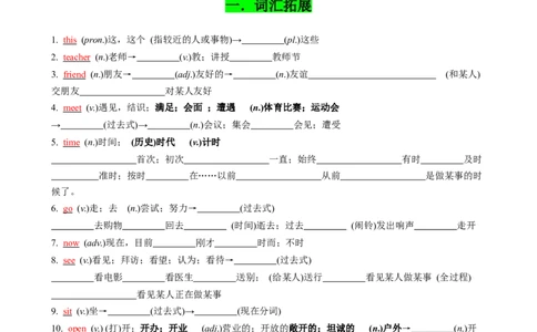 专题02考点拓展2&冠词、数词、连词&写作指导（日常生活）（原卷版）_新人教版7下英语学习资料包_13.寒假班预习专项讲义_02-25春人教版英语七年级年级下册寒假学习讲义