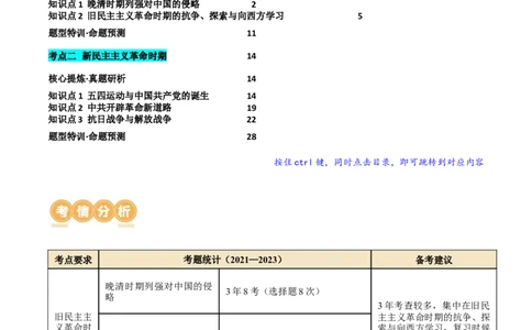 专题04近代中国的救亡图存（讲义）（解析版）_07高考历史_新高考复习资料_2024年新高考复习资料_二轮复习资料_2024年高考历史二轮复习讲练测（新教材新高考）_配套讲义