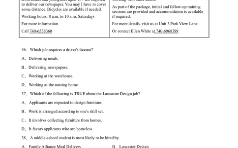 专题05阅读理解应用文-2021年高考真题和模拟题英语分项汇编（原卷版）_03高考英语_新高考复习资料_2022年新高考资料_2022年新高考英语一轮复习