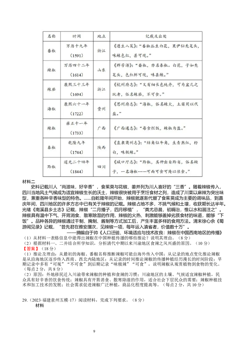 专题05明清中国版图的奠定与面临的挑战（好题过关）（解析版）_07高考历史_通用版（老高考）复习资料_2024年复习资料_完备战2024年高考历史一轮复习考点帮（全国通用）