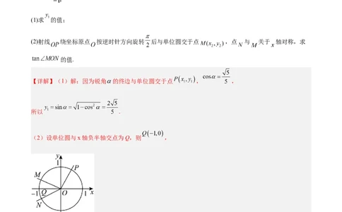 专题05三角函数（5大易错点分析+解题模板+举一反三+易错题通关）-备战2024年高考数学考试易错题（新高考专用）（解析版）_02高考数学_新高考复习资料_2024年新高考资料_专项复习资料