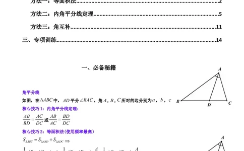 专题05解三角形（角平分线问题问题）(典型题型归类训练)（解析版）_02高考数学_新高考复习资料_2024年新高考资料_专项复习资料_三角函数、平面向量及解三角形_教师版（含答案解析）