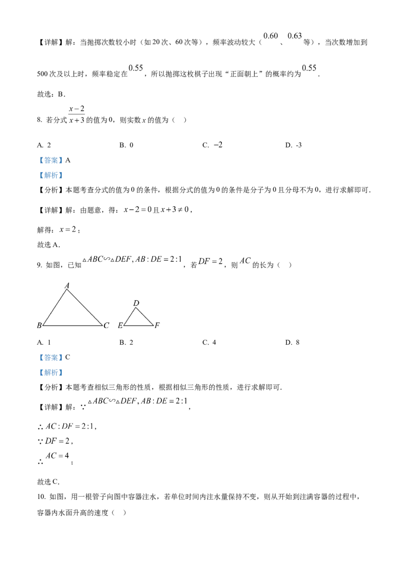 2025年贵州省中考数学真题（解析版）_贵州中考_2.贵州中考数学（2008-2025）