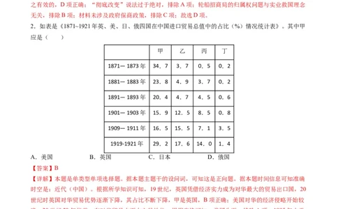专题05近现代中国的经济变迁（解析版）_07高考历史_2024年新高考资料_2.2024二轮复习_2024年高考历史二轮复习讲练测（新教材新高考）
