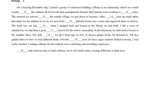 专题06状语从句和并列句--备考2023年高考二轮复习英语讲练测---测（原卷版）_03高考英语_通用版（老高考）复习资料_2023年复习资料_二轮复习_2023年高考英语二轮复习讲练测（全国通用）