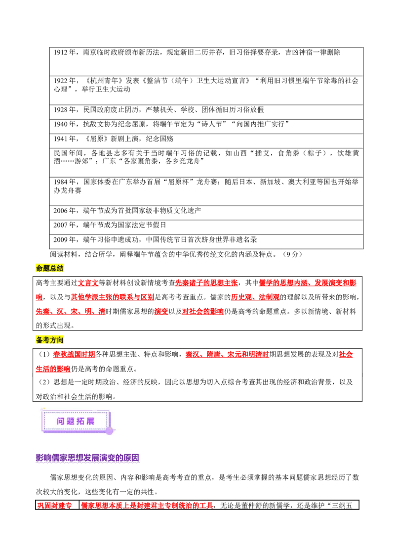 专题04文化自信&mdash;中国古代的传统文化及文化交流（讲义）（原卷版）_07高考历史_2025年新高考资料_二轮复习_上好课2025年高考历史二轮复习讲练测（新高考通用）3379861