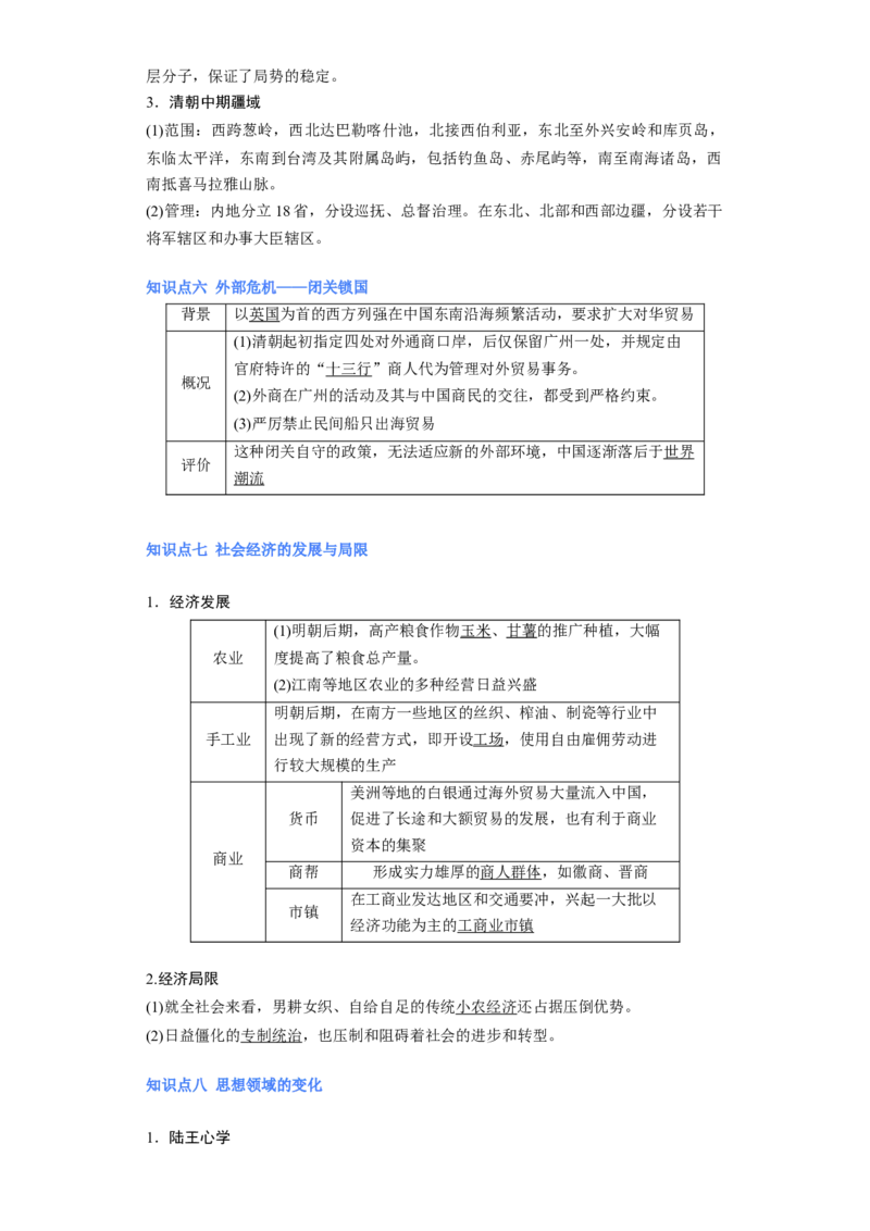 专题05+明清帝国+-+2023年高考历史二轮复习高频考点追踪分析与预测（全国通用）_07高考历史_通用版（老高考）复习资料_2023年复习资料
