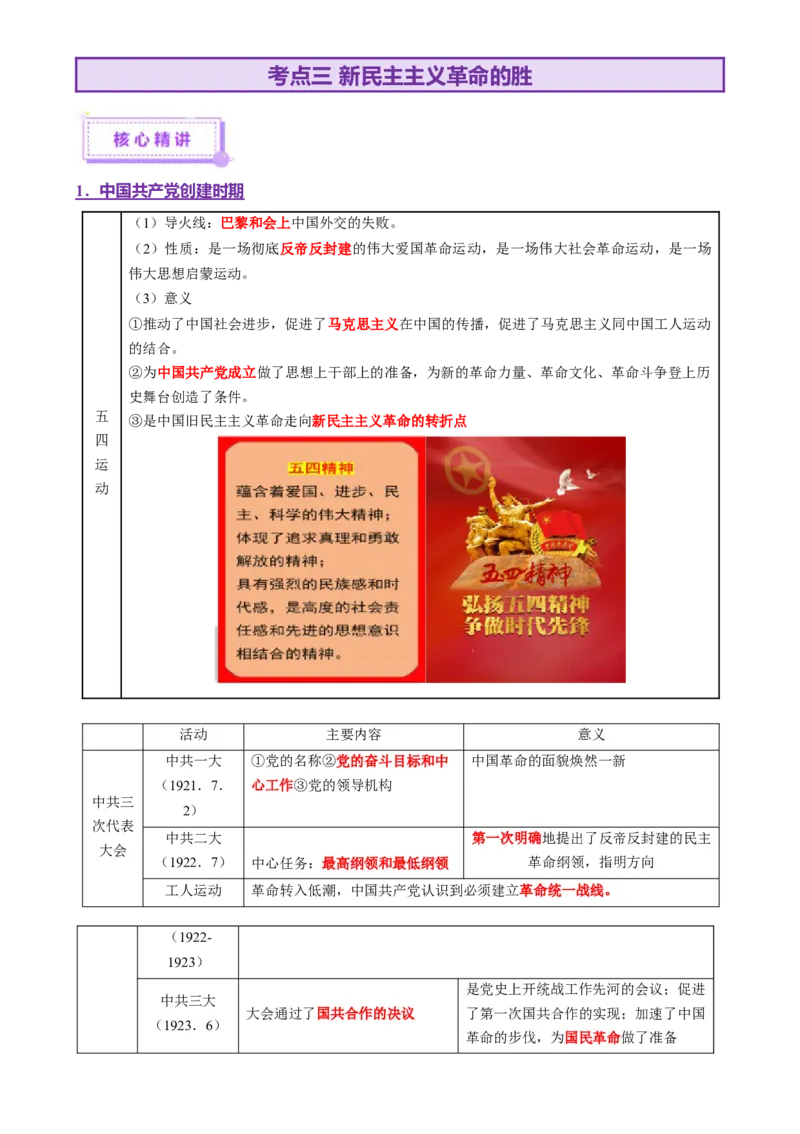 专题05救亡图存&mdash;近代中国的内忧外患与救亡图存（讲义）（解析版）_07高考历史_2025年新高考资料_二轮复习_上好课2025年高考历史二轮复习讲练测（新高考通用）3379861