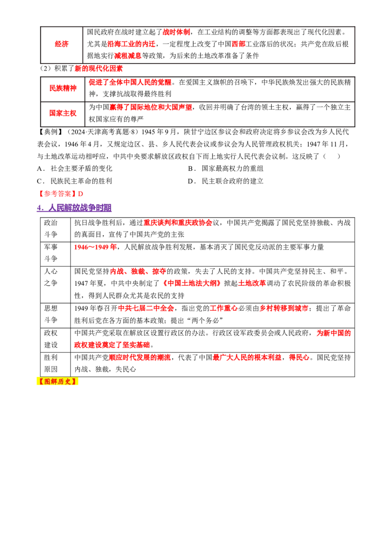 专题05救亡图存&mdash;近代中国的内忧外患与救亡图存（讲义）（解析版）_07高考历史_2025年新高考资料_二轮复习_上好课2025年高考历史二轮复习讲练测（新高考通用）3379861