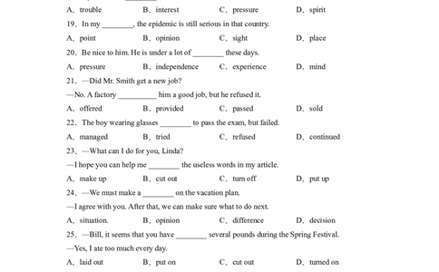 Unit4Whydon&rsquo;tyoutalktoyourparents？SectionB（原卷版）8下课后培优练（人教版）_人教版英语八年级下册_2026春人教版英语八年级下册资料_人教八下（旧版）_07.英语8下-试题_课时练习
