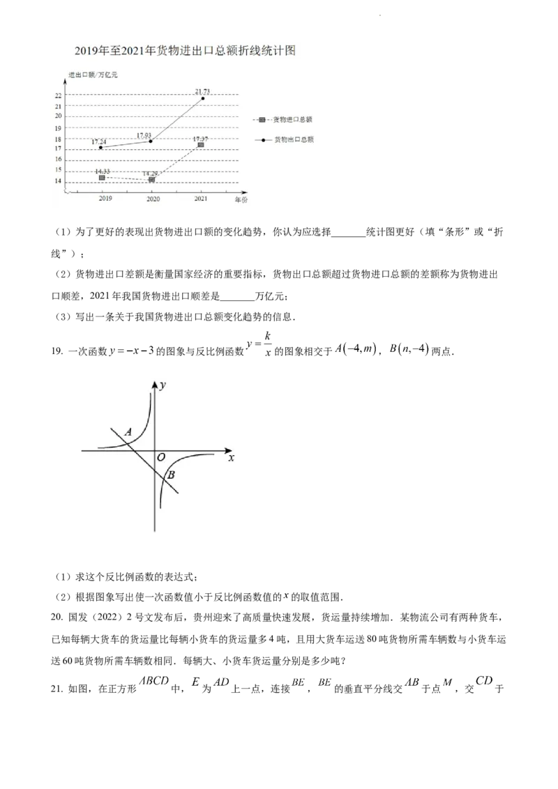 2022年贵州省贵阳市中考数学真题（原卷版）_贵州中考_2.贵州中考数学（2008-2025）_贵阳数学08-24