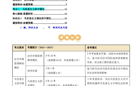 专题07近现代中国思想文化的流变与发展（讲义）（解析版）_07高考历史_新高考复习资料_2024年新高考复习资料_二轮复习资料_2024年高考历史二轮复习讲练测（新教材新高考）_配套讲义