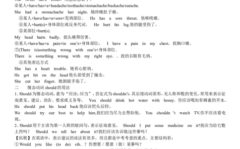 八年级英语下册各单元语法点汇总_人教版英语八年级下册_2026春人教版英语八年级下册资料_人教八下（旧版）_03.英语8下-计划总结说课稿_语法的汇总