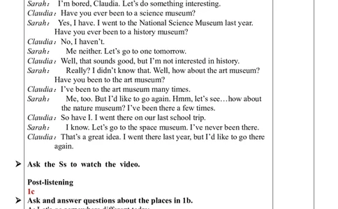 Unit9SectionA（1a-1c）教案_人教版英语八年级下册_2026春人教版英语八年级下册资料_人教八下（旧版）_01.英语8下-核心素养教案+PPT课件(第1套)_8下英教案（含核心素养）_Unit9