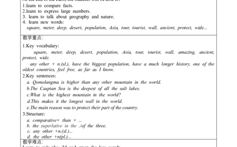U7SectionA1a-2d_人教版英语八年级下册_2026春人教版英语八年级下册资料_人教八下（旧版）_02.英语8下-课件PPT+表格式英教案(第2套)_8下英教案_Unit7（教案）