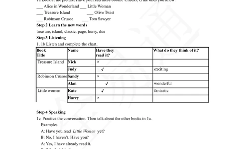 人教版八年级下Unit8SectionA1a~2d教案_人教版英语八年级下册_2026春人教版英语八年级下册资料_人教八下（旧版）_06.英语8下教学资料PPT_人教版英语八年级下册教学资料（全易通）_Unit8