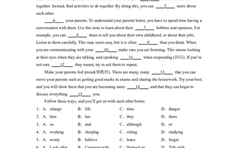 Unit4第1课时SectionA(1a-2d)(分层作业)（原卷版）_人教版英语八年级下册_2026春人教版英语八年级下册资料_人教八下（旧版）_07.英语8下-试题_课时练习_分层作业