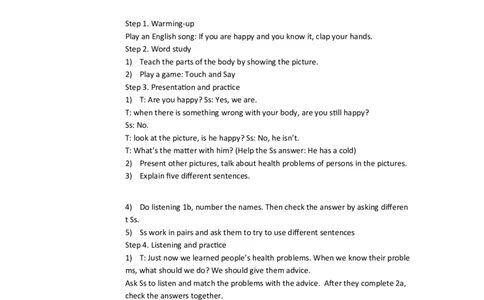 Unit1What'sthematterA1a&mdash;2d[吴月红]市一等奖优质课_人教版英语八年级下册_旧版_版本一_人教版初中英语8下(新目标)优质课视频