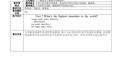 八年级英语下册集体备课教案：U7P3_人教版英语八年级下册_2026春人教版英语八年级下册资料_人教八下（旧版）_04.英语8下-教案合集_8下英语集体备课教案