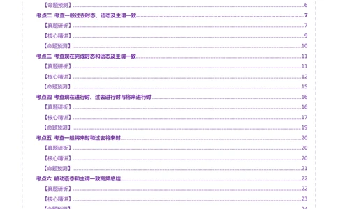 专题07动词的时态和语态及主谓一致（讲义）（解析版）_02高考数学_2025年新高考资料_二轮复习_01高考语文等多个文件_上好课2025年高考英语二轮复习讲练测（新高考通用）