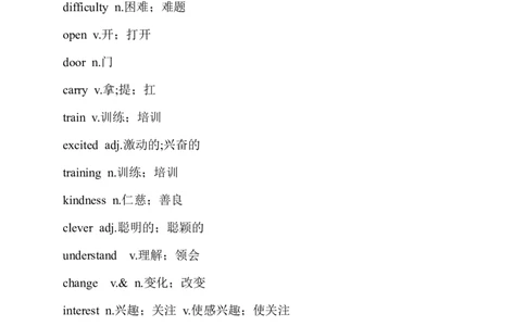 Unit2重点单词、短语、句型_人教版英语八年级下册_2026春人教版英语八年级下册资料_人教八下（旧版）_03.英语8下-计划总结说课稿_知识总结