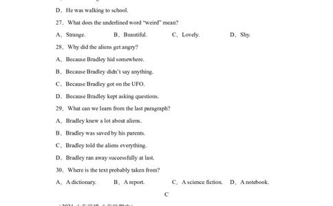 Unit8HaveyoureadTreasureIslandyet（B卷&middot;提升能力）-八年级英语下册同步单元AB卷（人教版）（解析版）_人教版英语八年级下册_2026春人教版英语八年级下册资料_人教八下（旧版）_单元测试
