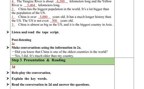 Unit7SectionA（2a-2d）教案_人教版英语八年级下册_2026春人教版英语八年级下册资料_人教八下（旧版）_04.英语8下-教案合集_8下英教案（含核心素养）_Unit7
