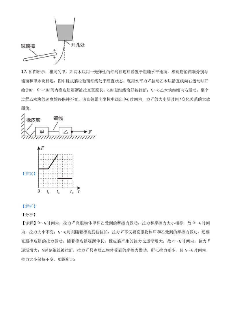 2021年贵州省安顺市中考理综物理试题（解析版）_贵州中考_4.贵州中考物理（2008-2025）_安顺物理14-24