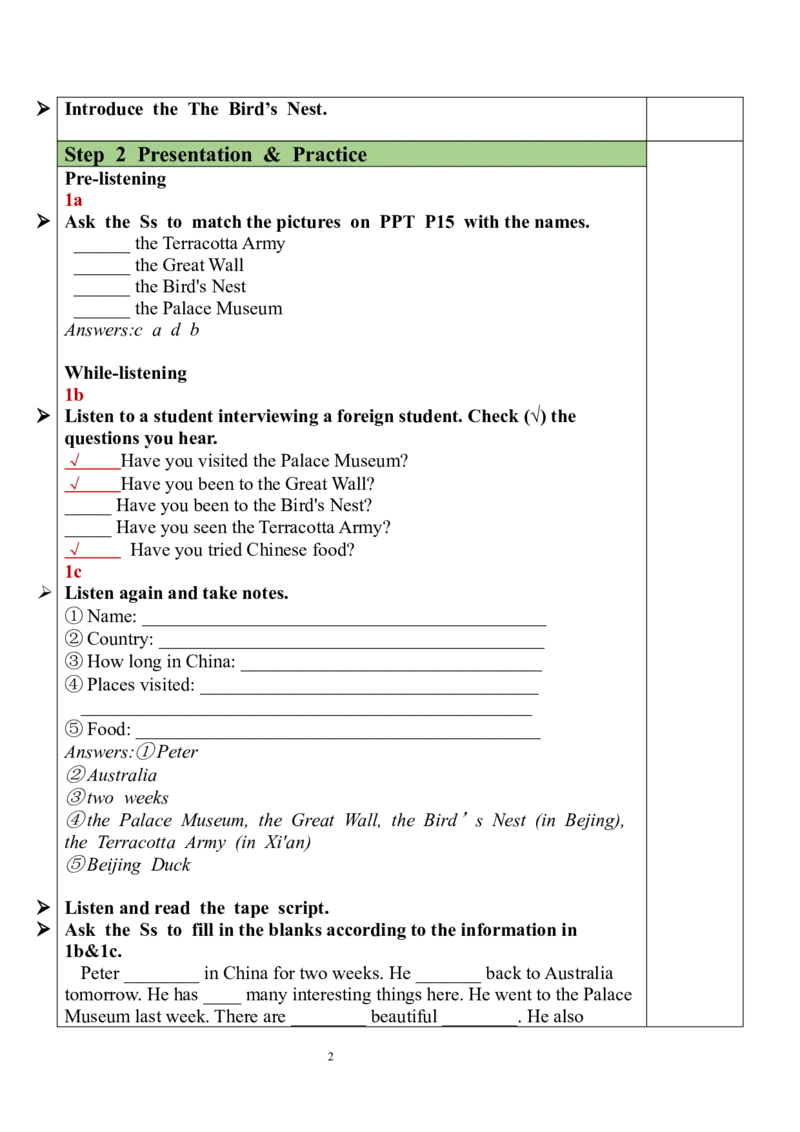Unit9SectionB（1a-1d）教案_人教版英语八年级下册_2026春人教版英语八年级下册资料_人教八下（旧版）_04.英语8下-教案合集_8下英教案（含核心素养）_Unit9