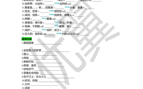 Unit7复习课件学生版_人教版英语八年级下册_2026春人教版英语八年级下册资料_人教八下（旧版）_06.英语8下教学资料PPT_人教版英语八年级下册教学资料（优翼）_八下unit7