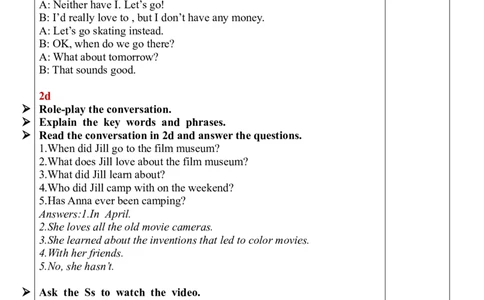 Unit9SectionA（2a-2d）教案_人教版英语八年级下册_2026春人教版英语八年级下册资料_人教八下（旧版）_01.英语8下-核心素养教案+PPT课件(第1套)_8下英教案（含核心素养）_Unit9