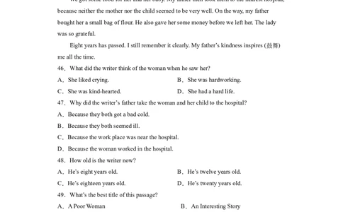 Unit5第6课时(SectionB3a-SelfCheck)（分层作业）-试卷版_人教版英语八年级下册_2026春人教版英语八年级下册资料_人教八下（旧版）_07.英语8下-试题_课时练习_分层作业