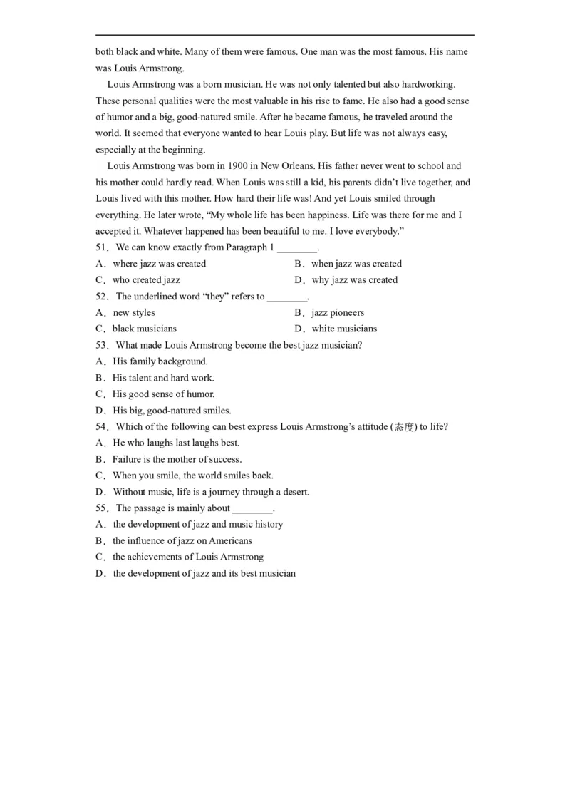 Unit8第5课时(SectionB2a-2e）（分层作业）-试题版_人教版英语八年级下册_2026春人教版英语八年级下册资料_人教八下（旧版）_07.英语8下-试题_课时练习_分层作业